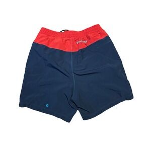 Birddogs Boom For Your‎ Boomstick Sz M Navy Blue Red Performance Lined Shorts